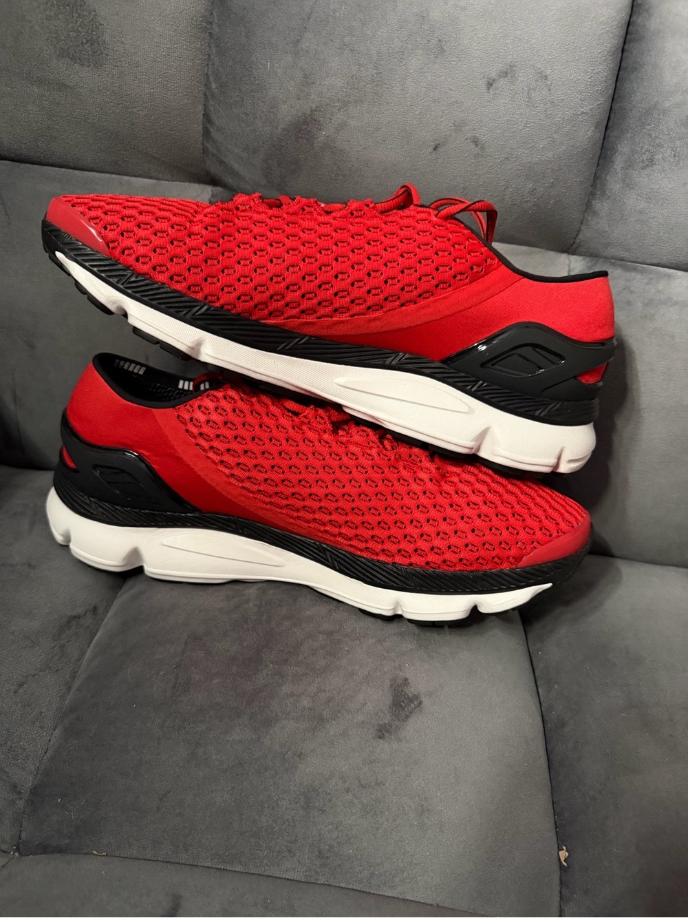Under Armour UA Speedform Gemini Sneakers Red/Black 3026770 SZ 11.5 Men - Picture 3 of 8